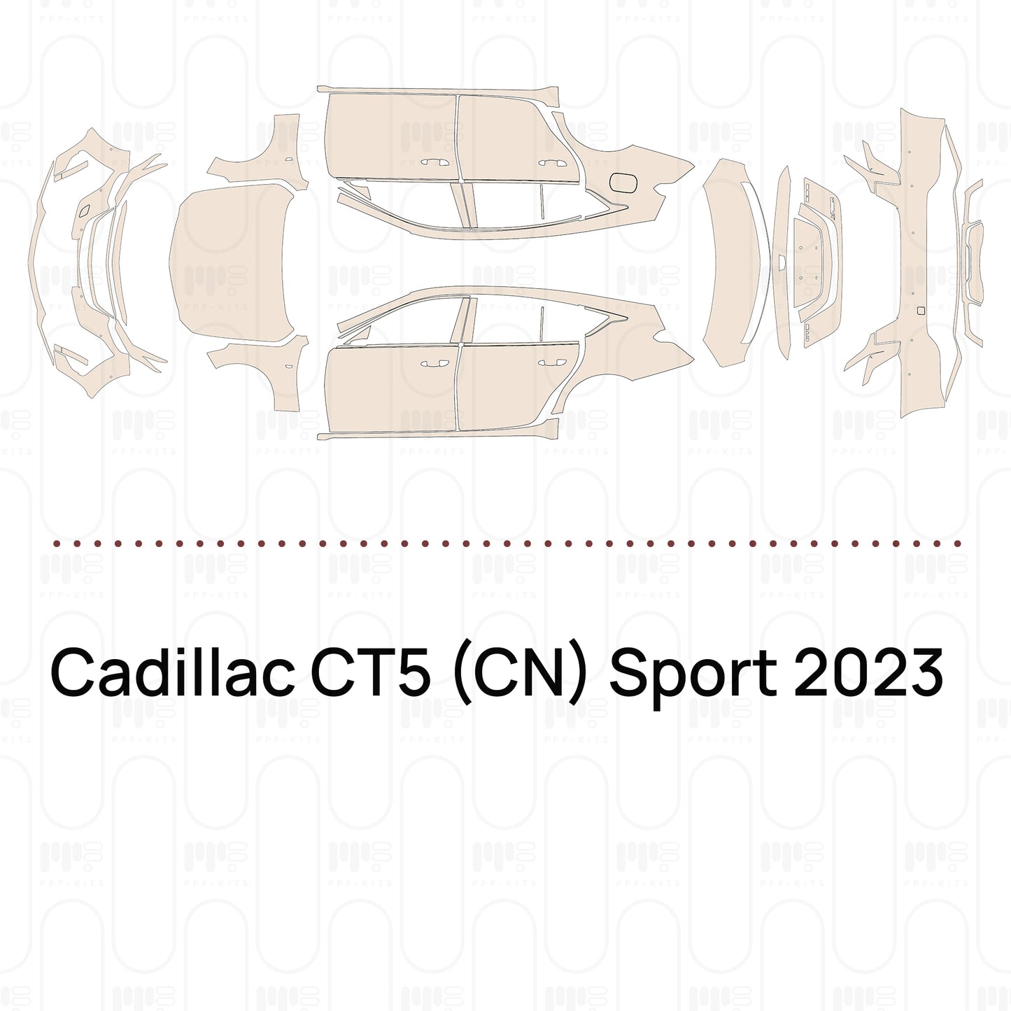 PPF precortado Cadillac CT5 (CN) Sport 2023