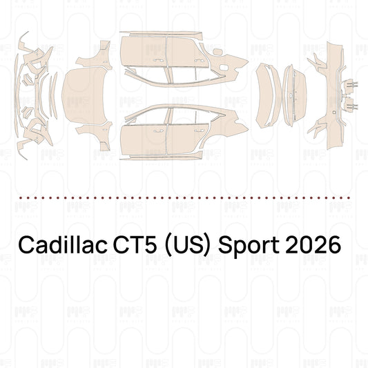 PPF precortado Cadillac CT5 (US) Sport 2026