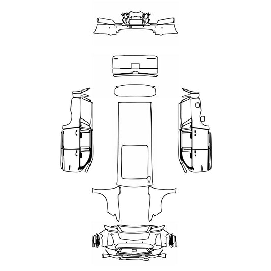 Pre-Cut PPF Cadillac ESCALADE-V ESV 2024 - PPF-Kits