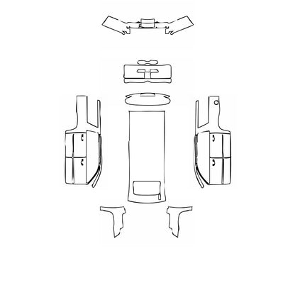 Pre-Cut PPF Cadillac Escalade ESV 2015 - PPF-Kits