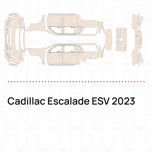 Pre-Cut PPF Cadillac Escalade ESV 2023