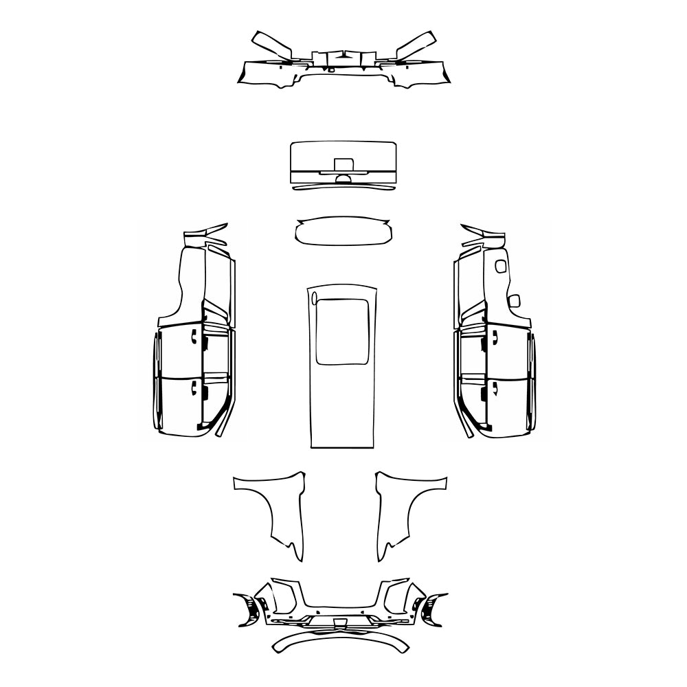 Pre-Cut PPF Cadillac Escalade ESV Luxury 2025 - PPF-Kits