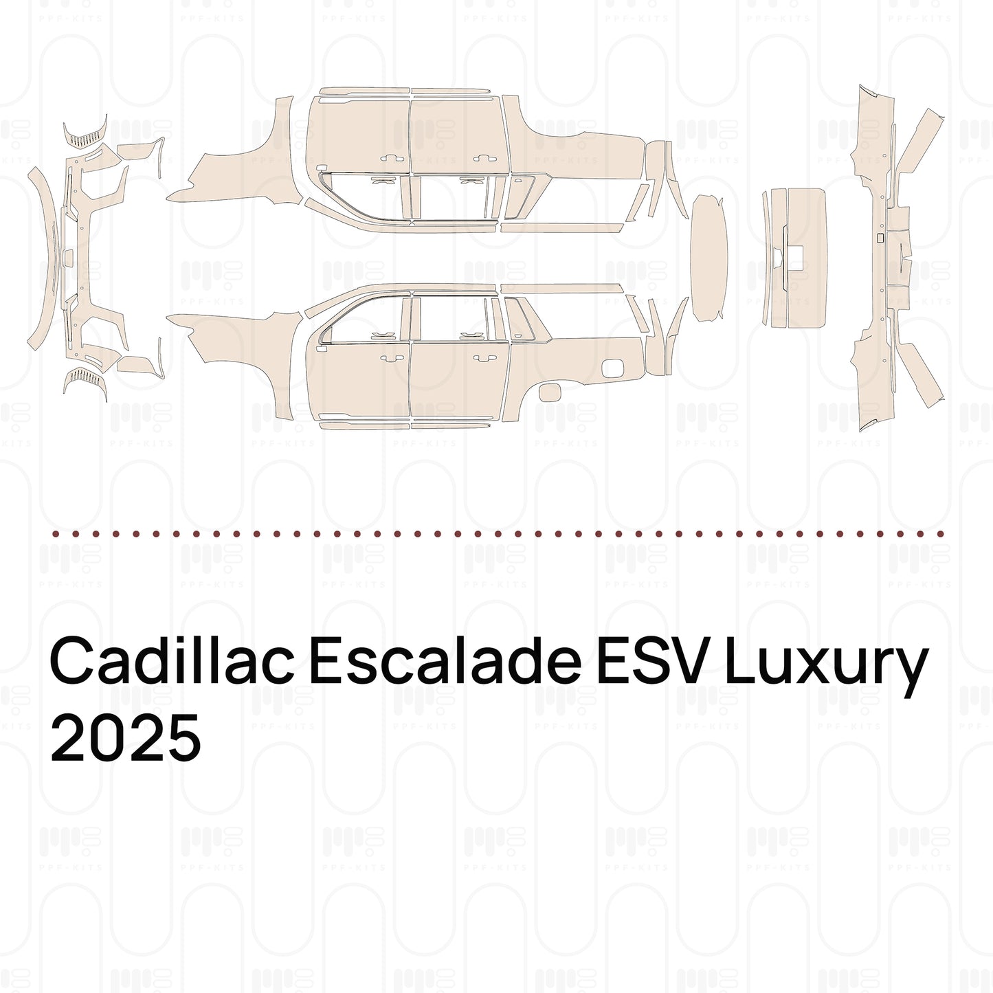 PPF precortado Cadillac Escalade ESV Luxury 2025