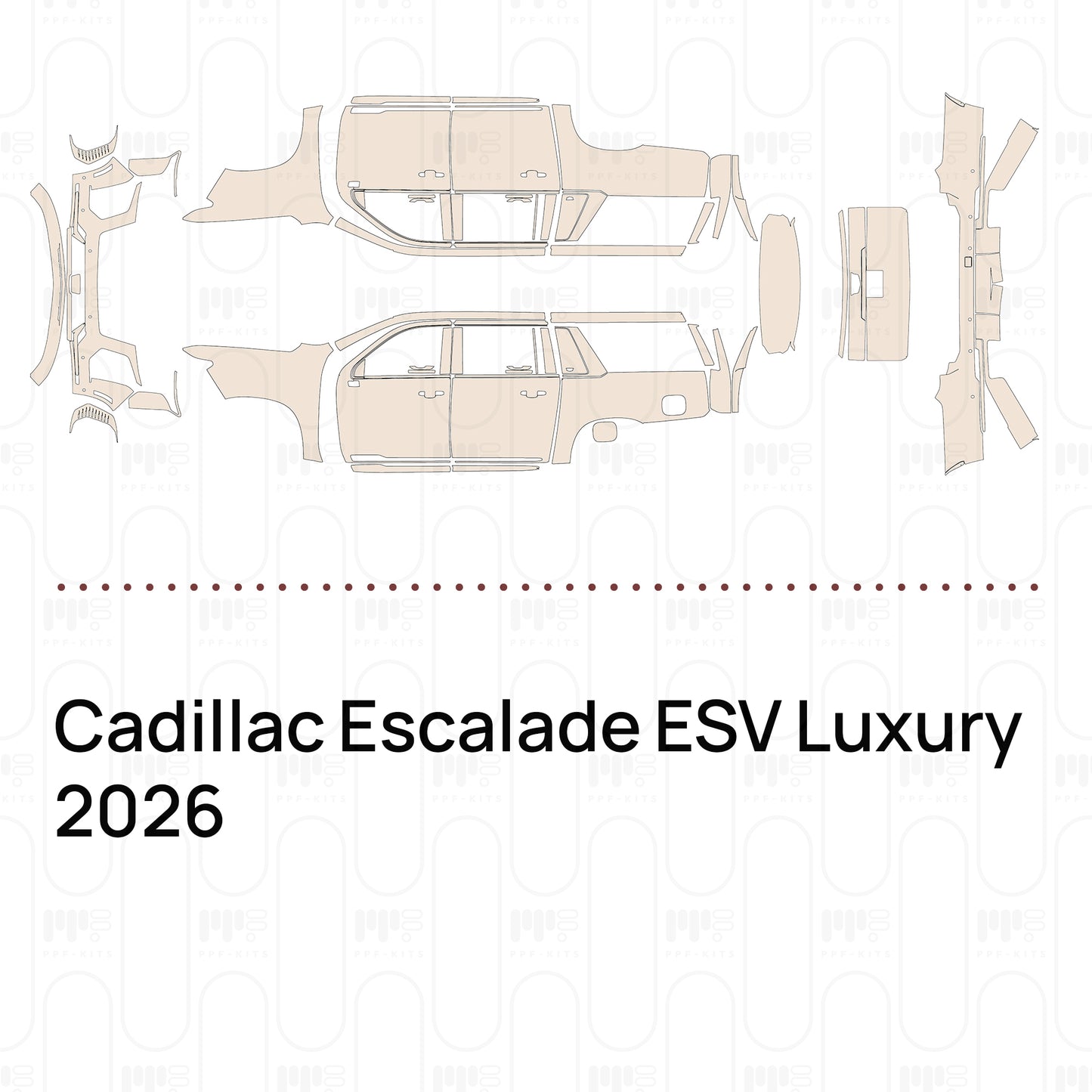 PPF precortado Cadillac Escalade ESV Luxury 2026