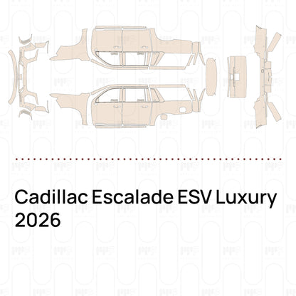 PPF precortado Cadillac Escalade ESV Luxury 2026