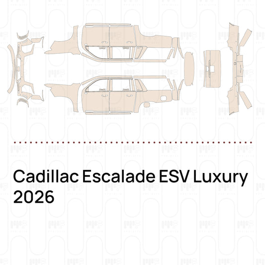 Pre-Cut PPF Cadillac Escalade ESV Luxury 2026