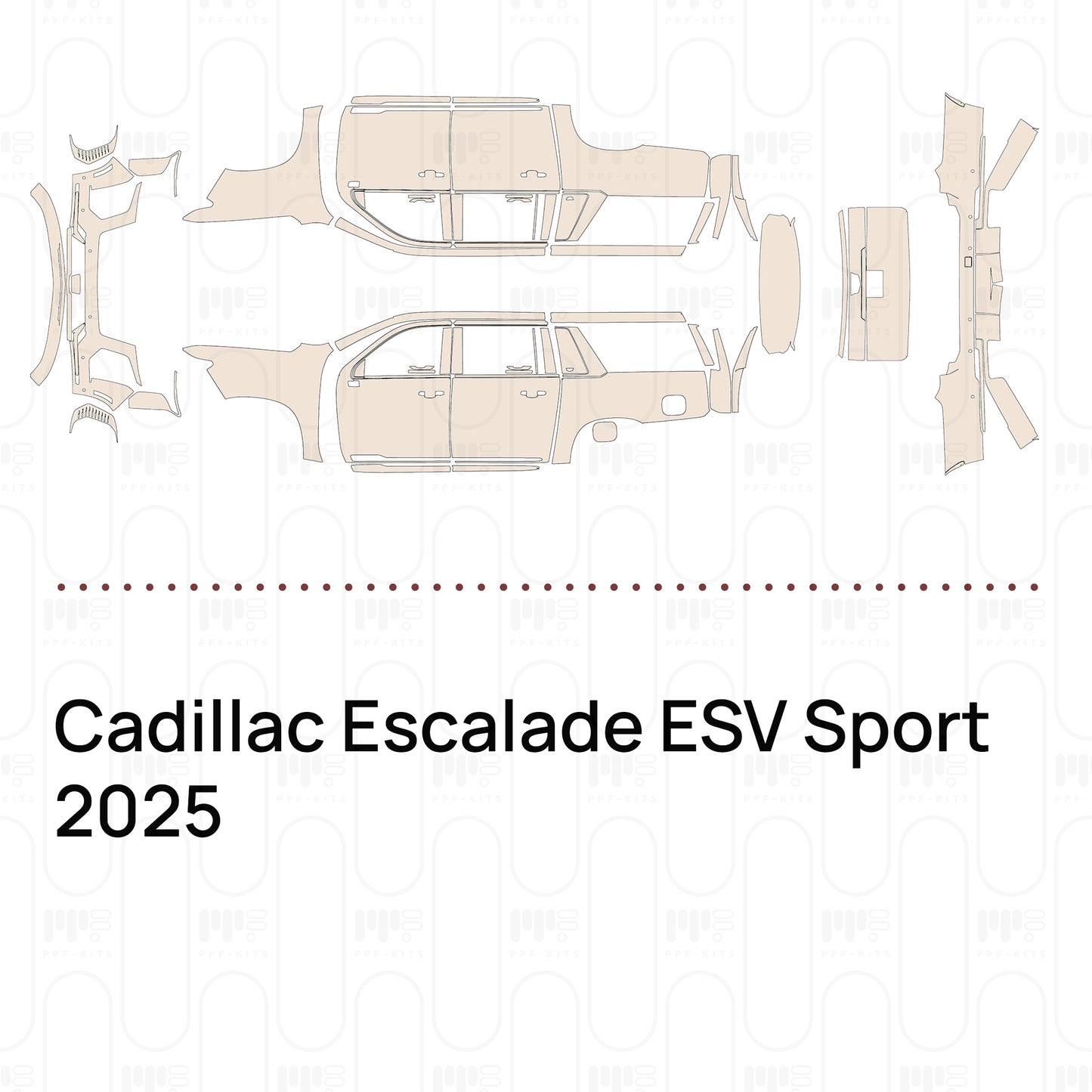 PPF precortado Cadillac Escalade ESV Sport 2025
