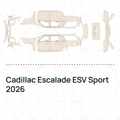 PPF precortado Cadillac Escalade ESV Sport 2026