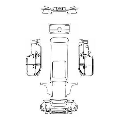 Pre-Cut PPF Cadillac Escalade Standard Wheelbase 2021 - PPF-Kits