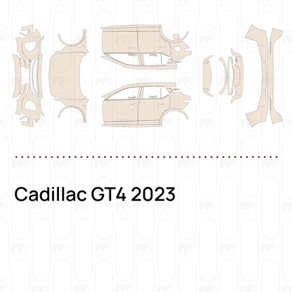 Pre-Cut PPF Cadillac GT4 2023