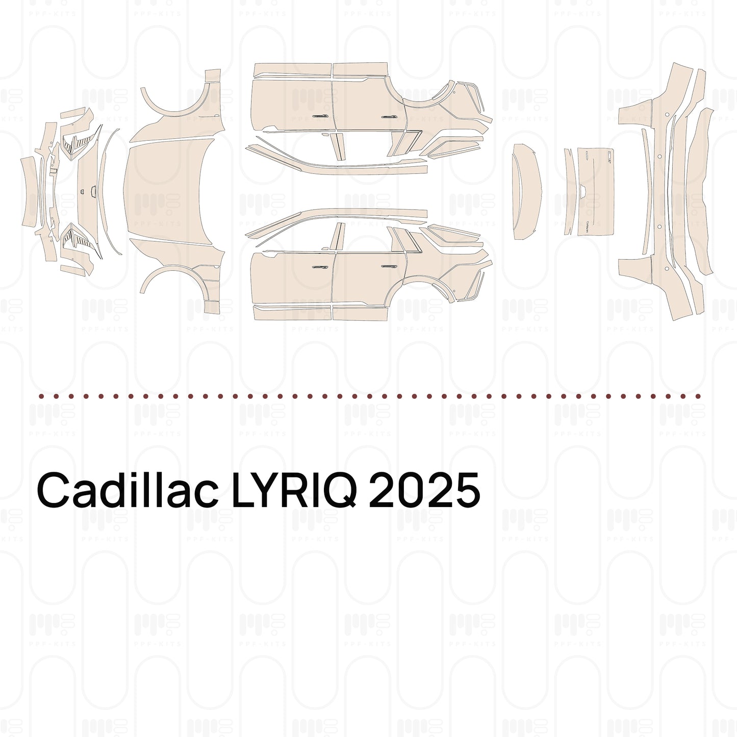 Pre-Cut PPF Cadillac LYRIQ 2025