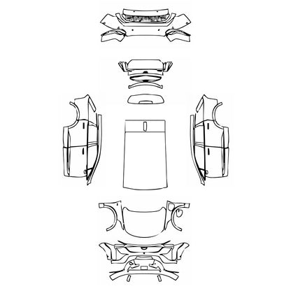 Pre-Cut PPF Cadillac OPTIQ 2024 - PPF-Kits