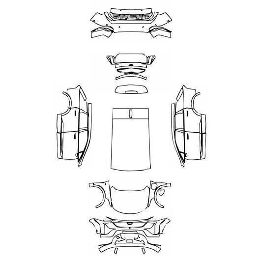 Pre-Cut PPF Cadillac OPTIQ 2024 - PPF-Kits
