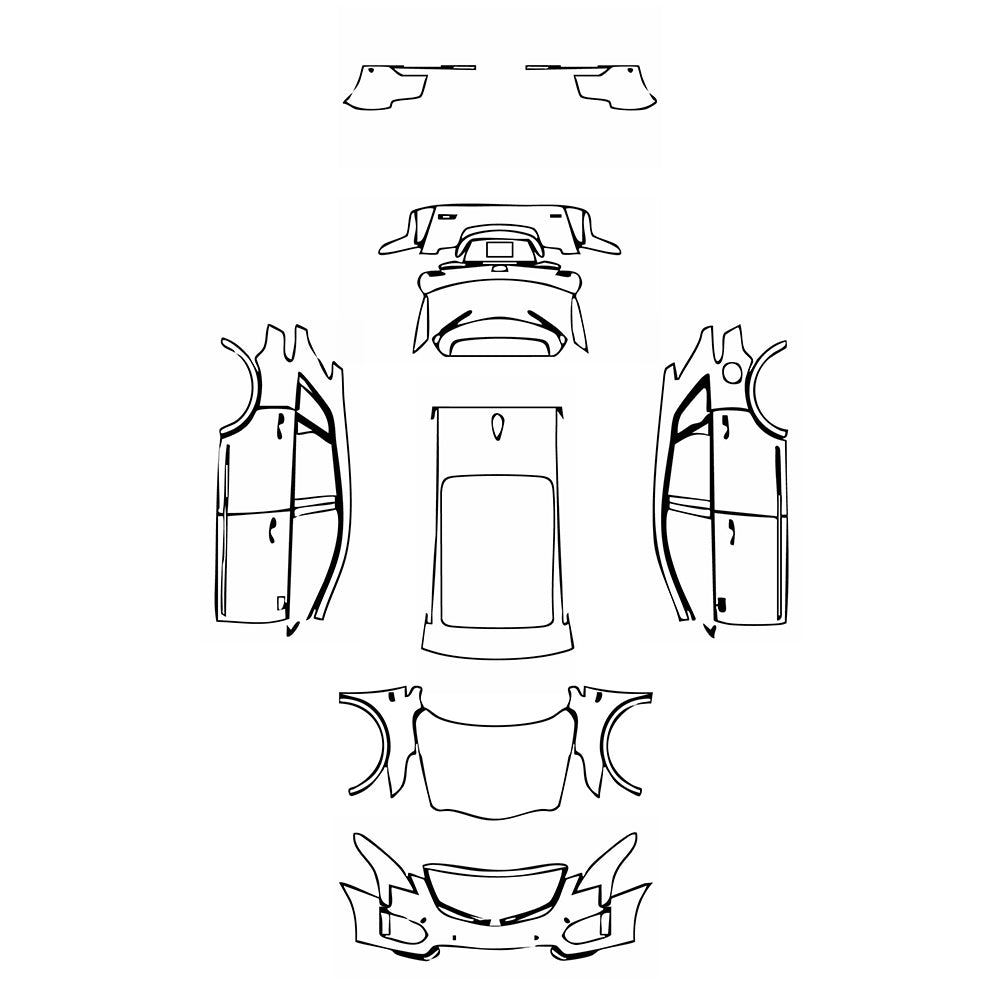 Pre-Cut PPF Cadillac XT5 2024 - PPF-Kits