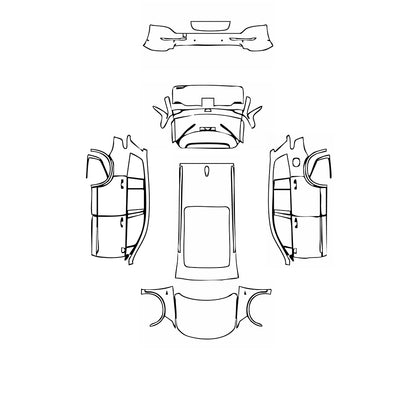 Pre-Cut PPF Cadillac XT6 Luxury 2024 - PPF-Kits