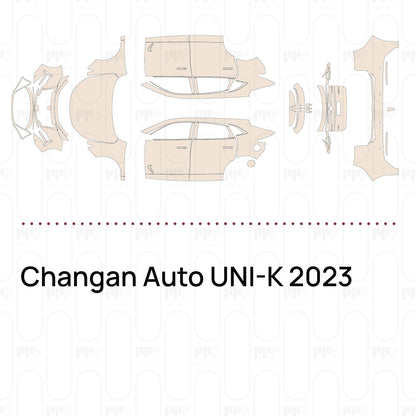 PPF precortado Changan Auto UNI-K 2023