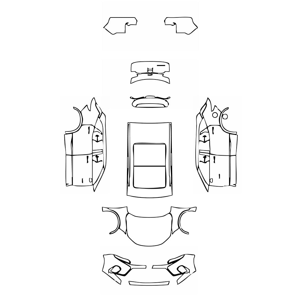 Pre-Cut PPF Chevrolet Blazer LT 2023 - PPF-Kits