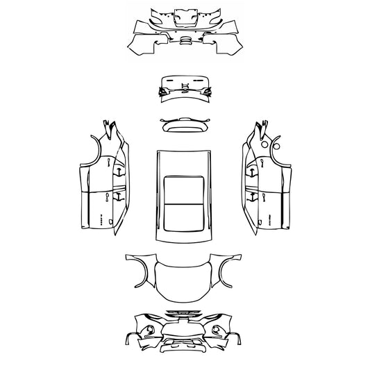 Pre-Cut PPF Chevrolet Blazer Premier 2022 - PPF-Kits