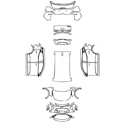 Pre-Cut PPF Chevrolet Bolt EUV LT 2022 - PPF-Kits