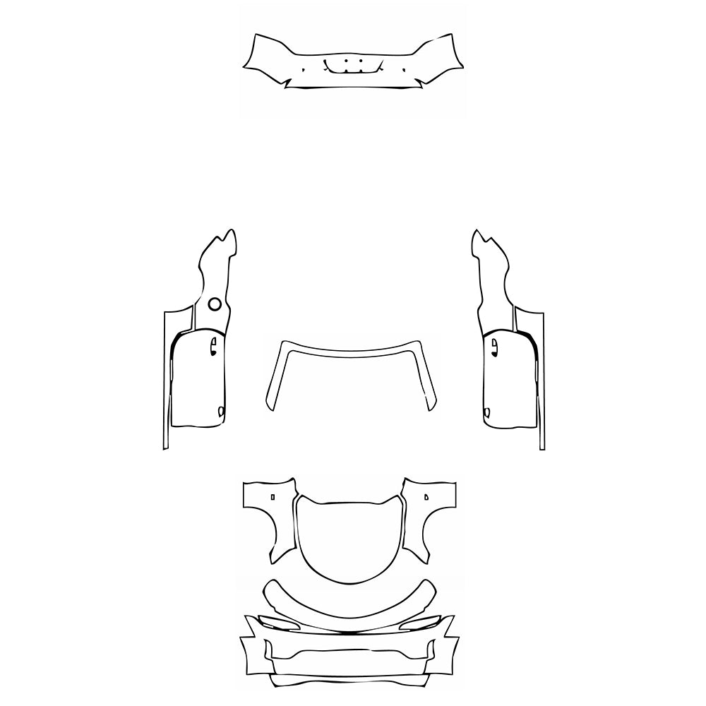 Pre-Cut PPF Chevrolet Camaro LT Convertible 2023 - PPF-Kits