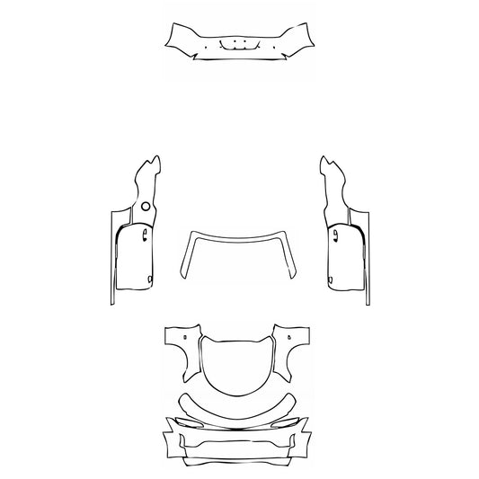 Pre-Cut PPF Chevrolet Camaro LT Convertible 2024 - PPF-Kits