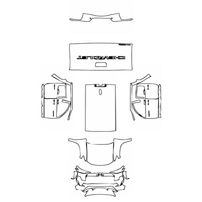 Pre-Cut PPF Chevrolet Colorado Crew Cab Trail Boss 2024 - PPF-Kits