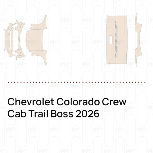 PPF precortado Chevrolet Colorado Crew Cab Trail Boss 2026