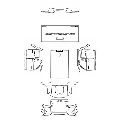 Pre-Cut PPF Chevrolet Colorado Crew Cab ZR2 2023 - PPF-Kits