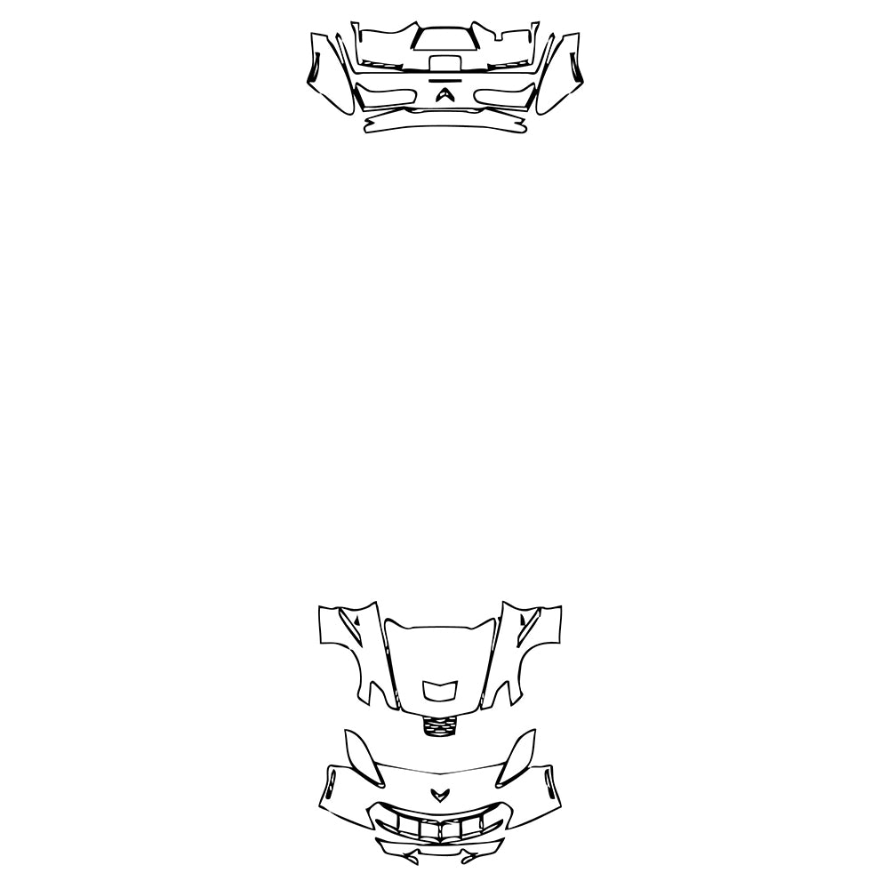 Pre-Cut PPF Chevrolet Corvette Stingray Convertible 2014 - PPF-Kits