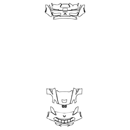 Pre-Cut PPF Chevrolet Corvette Stingray Convertible 2015 - PPF-Kits