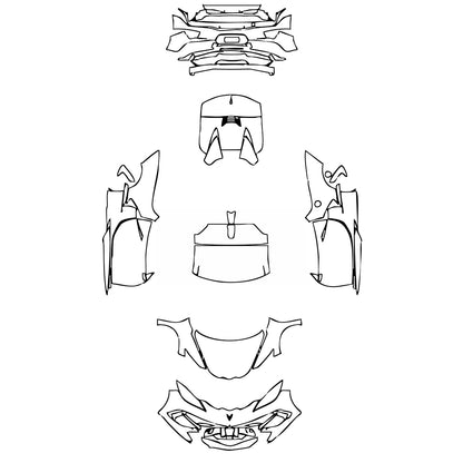 Pre-Cut PPF Chevrolet Corvette Stingray Convertible 2022 - PPF-Kits
