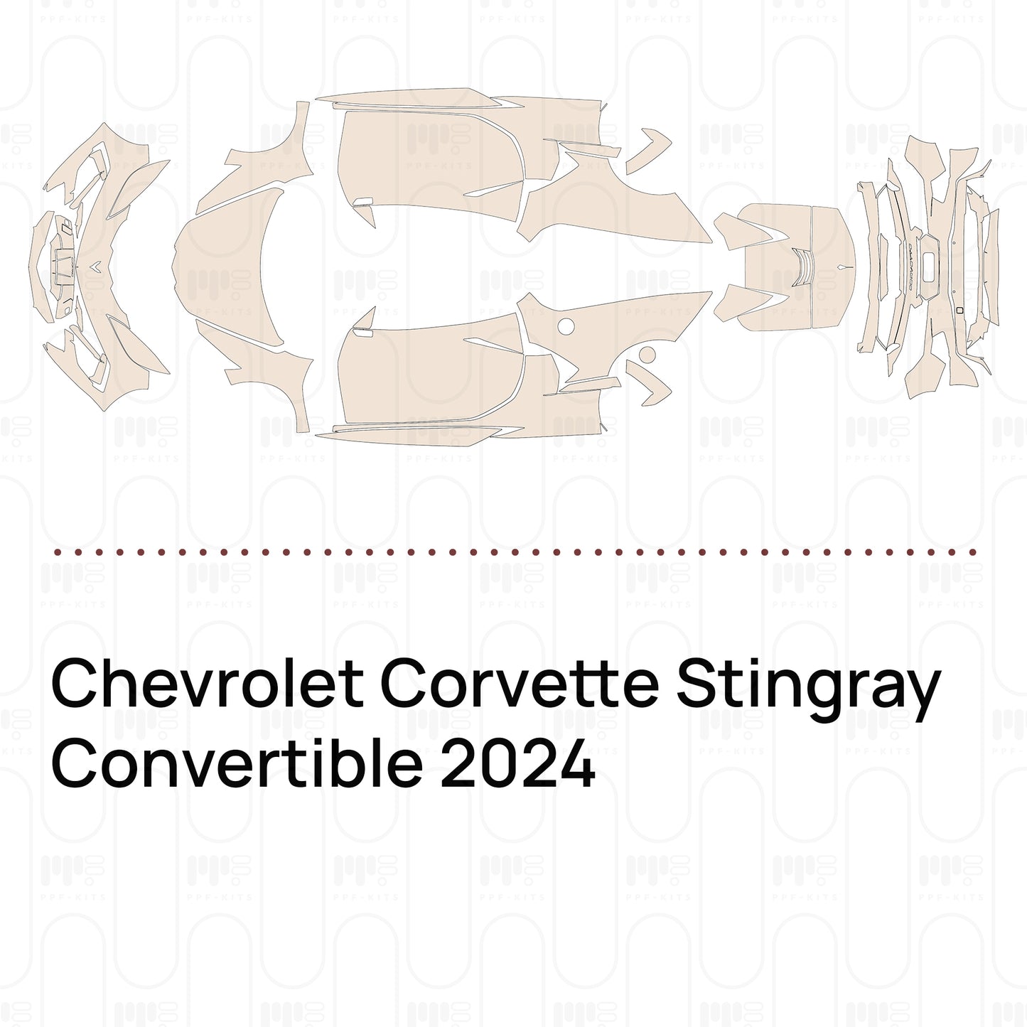 PPF precortado Chevrolet Corvette Stingray Convertible 2024