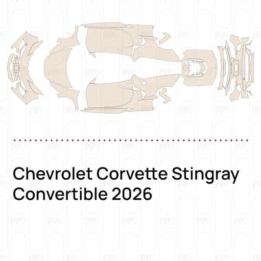 PPF precortado Chevrolet Corvette Stingray Convertible 2026