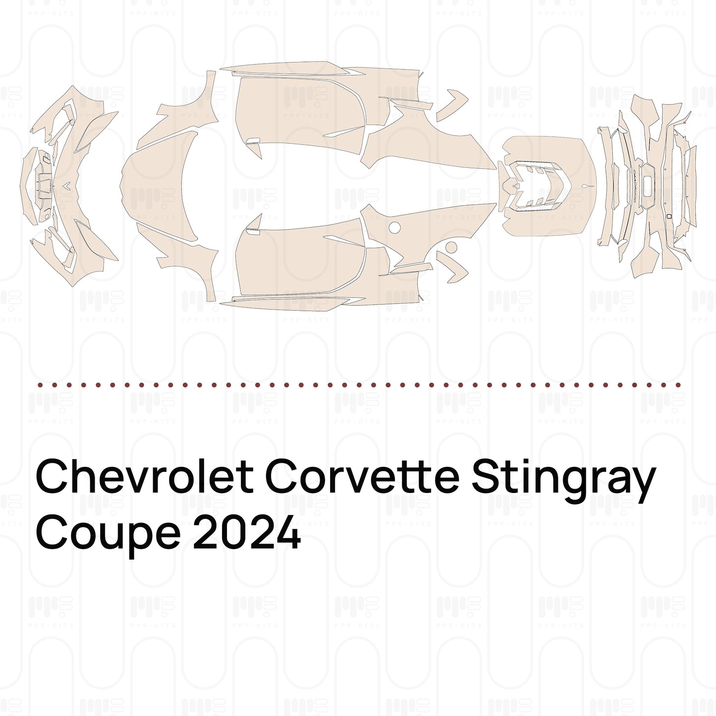 PPF precortado Chevrolet Corvette Stingray Coupe 2024
