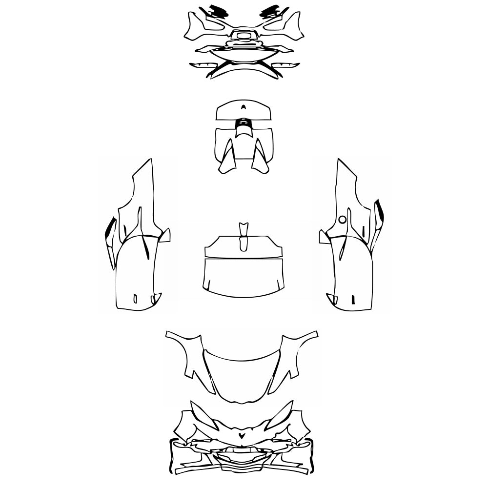 Pre-Cut PPF Chevrolet Corvette Z06 Convertible 2025 - PPF-Kits