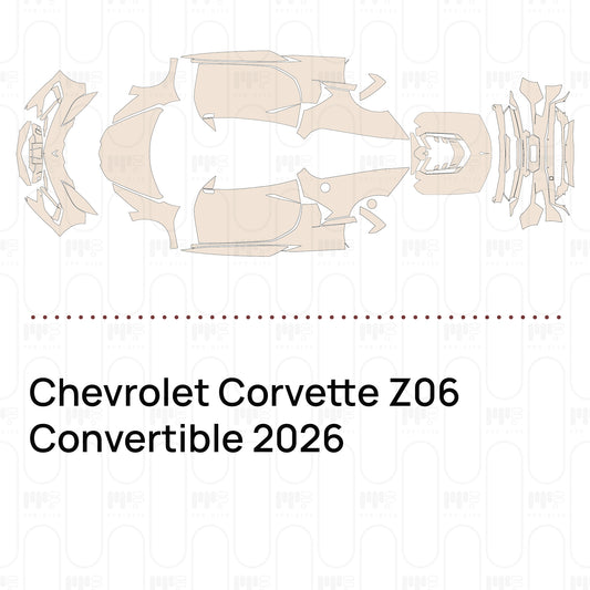 PPF precortado Chevrolet Corvette Z06 Convertible 2026