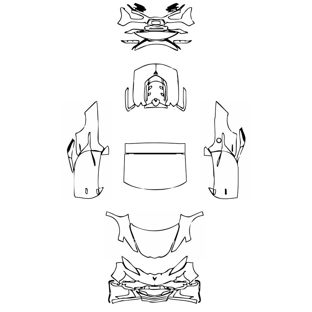 Pre-Cut PPF Chevrolet Corvette Z06 Coupe 2023 - PPF-Kits