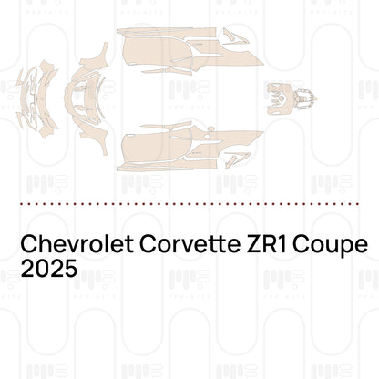 PPF precortado Chevrolet Corvette ZR1 Coupe 2025