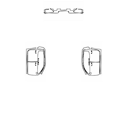 Pre-Cut PPF Chevrolet Silverado 1500 Custom 2021 - PPF-Kits