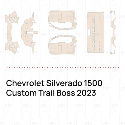 PPF precortado Chevrolet Silverado 1500 Custom Trail Boss 2023