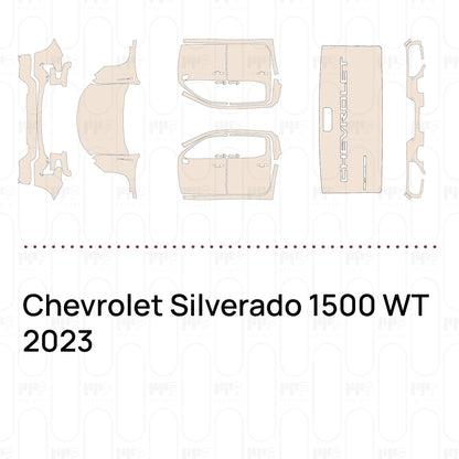 Pre-Cut PPF Chevrolet Silverado 1500 WT 2023