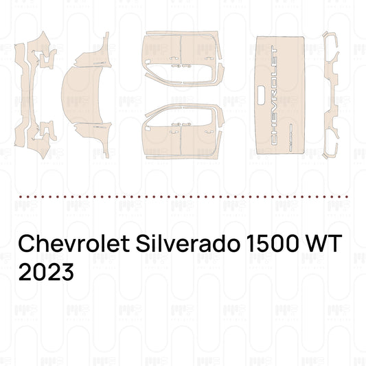 Pre-Cut PPF Chevrolet Silverado 1500 WT 2023