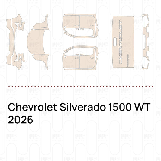 PPF precortado Chevrolet Silverado 1500 WT 2026