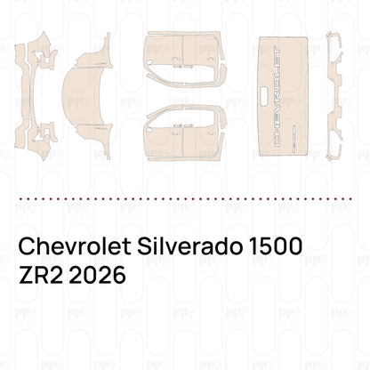 PPF precortado Chevrolet Silverado 1500 ZR2 2026