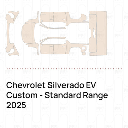 Pre-Cut PPF Chevrolet Silverado EV Custom - Standard Range 2025
