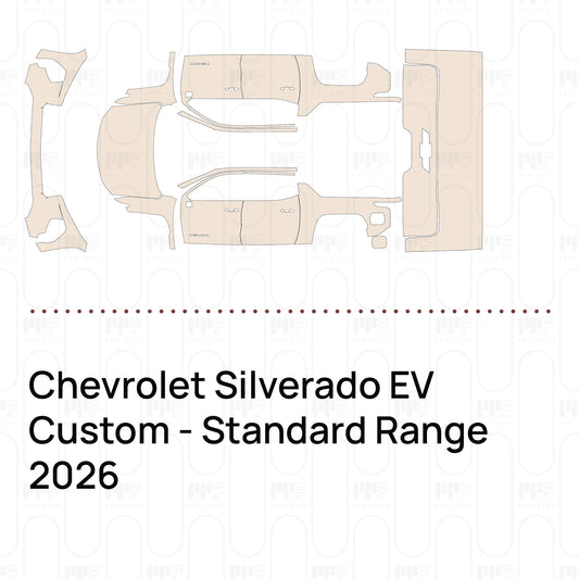 PPF precortado Chevrolet Silverado EV Custom - Standard Range 2026