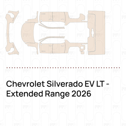Pre-Cut PPF Chevrolet Silverado EV LT - Extended Range 2026