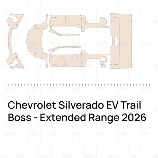 PPF precortado Chevrolet Silverado EV Trail Boss - Extended Range 2026