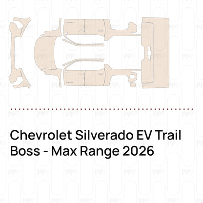 Pre-Cut PPF Chevrolet Silverado EV Trail Boss - Max Range 2026