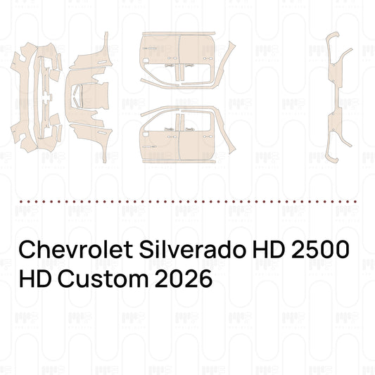 PPF precortado Chevrolet Silverado HD 2500 HD Custom 2026